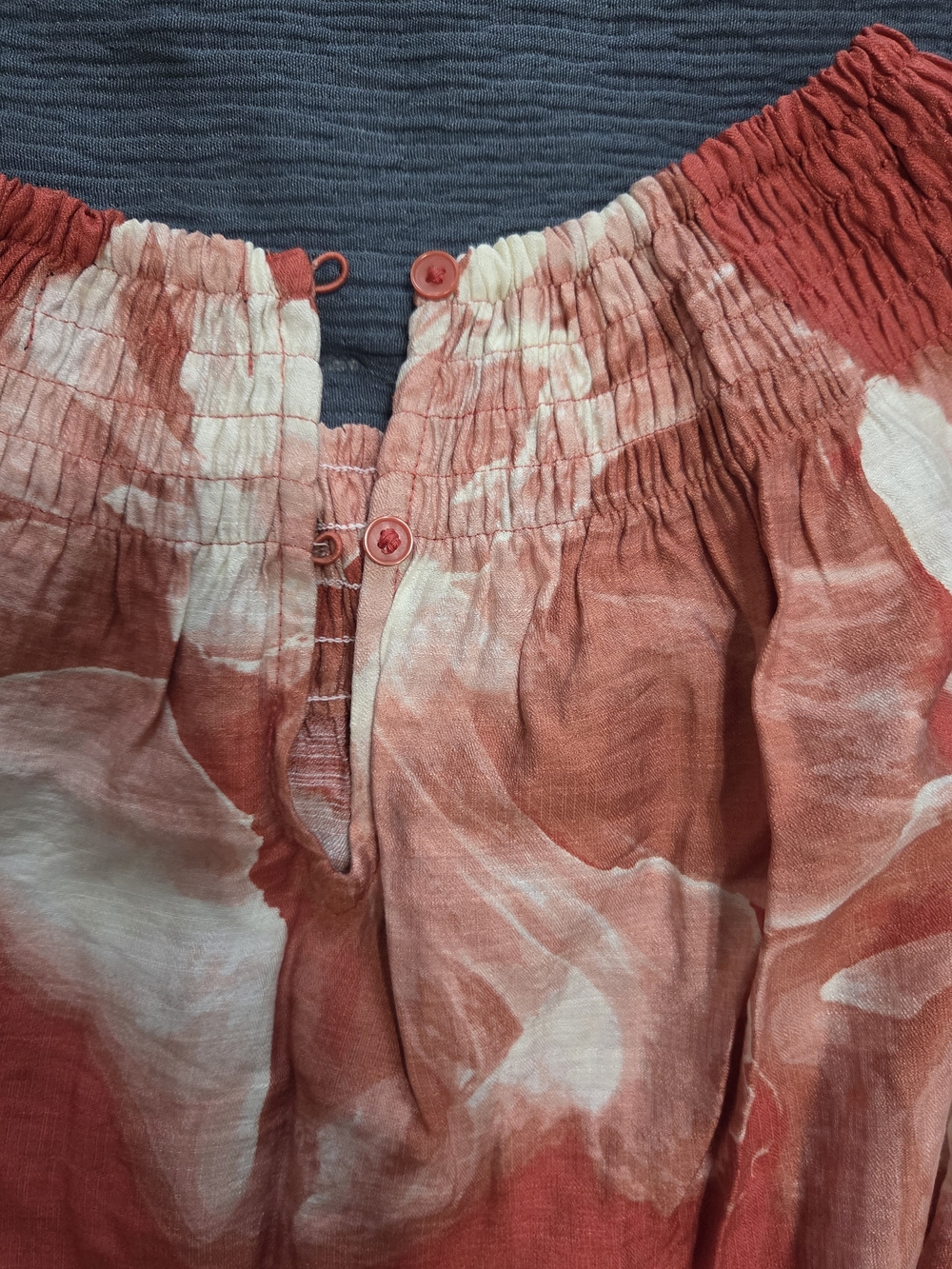 Simply Vera Vera Wang Coral Floral Tiered Midi Dress - Picture 4 of 6